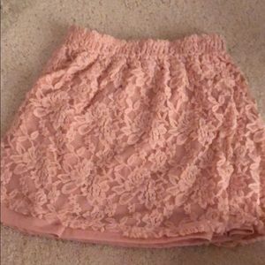 Pink skirt